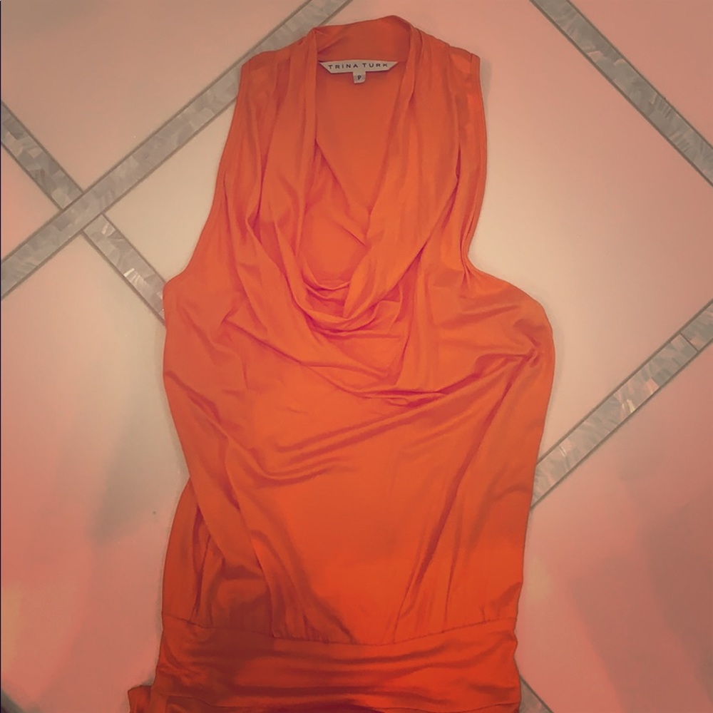 Trina Turk asymmetrical sun dress